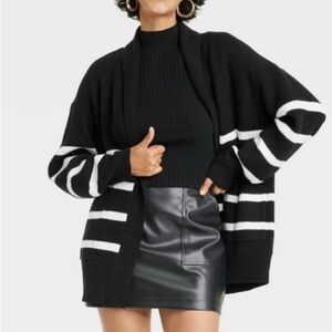 Black Cardigan Sweater